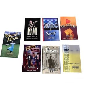 Theatre New Jersey Paper Mill Playhouse Playbill Lot 7 Sound Music Guys Dolls